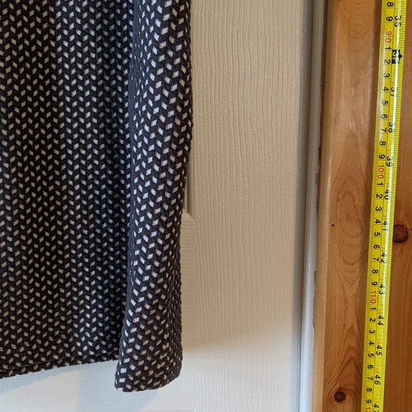 Olsen Grey and White Bodycon Dress Size 14/L - Picture 5 of 16
